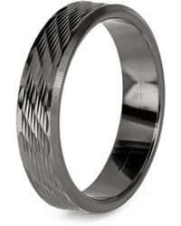 Desmo - Mb 02 Ring Mit Wellengravur - Lyst