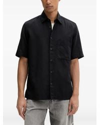 Marc O' Polo - Short-Sleeved Chest-Pocket Shirt - Lyst