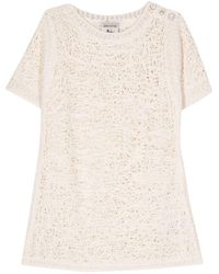Semicouture - Short-sleeve Knitted Dress - Lyst