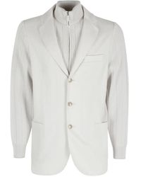 Eleventy - Layered Blazer - Lyst
