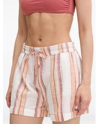 Melissa Odabash - Striped Drawstring-Waist Shorts - Lyst