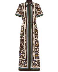 ALÉMAIS - Blousejurk Met Print - Lyst