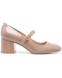 Stuart Weitzman - Mj 65Mm Leather Pumps - Lyst