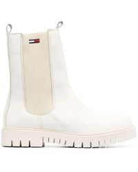 Tommy Hilfiger - Leather Chelsea Boots - Lyst