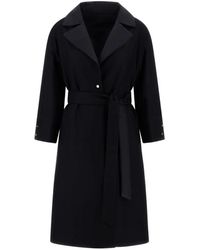 Herno - Reversible Belted Oversized Coat - Lyst