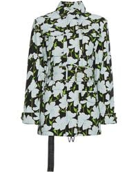 Off-White c/o Virgil Abloh - Floral Military Jacket - Lyst