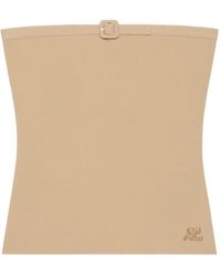 Courreges - Top Con Detalle De Hebilla - Lyst