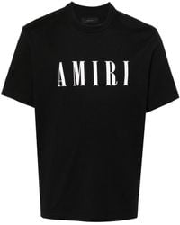 Amiri - T-shirt noir à logo - Lyst