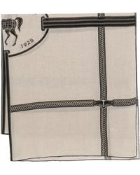 Fendi - Equestrian-Print Scarf - Lyst