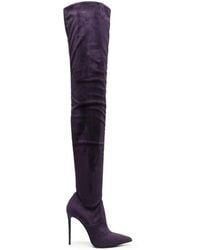 Le Silla - Eva 120Mm Suede Thigh-High Boots - Lyst