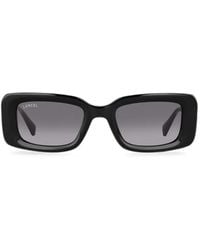 Lancel - Premier Flirt Sonnenbrille Mit Eckigem Gestell - Lyst