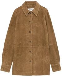 Rohe - Pankou Suede Overshirt - Lyst