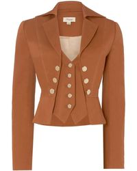 Temperley London - Castell Cropped Blazer - Lyst