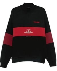 Willy Chavarria - Colourblock Mock-Neck Sweater - Lyst