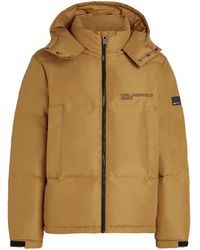 Karl Lagerfeld - Doudoune À Capuche - Lyst