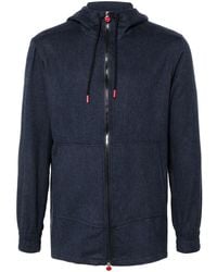 Kiton - Veste Boutonnée À Col Contrastant - Lyst