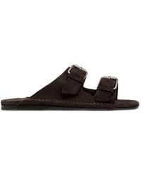 Buttero - Double-Strap Buckle-Fastening Sandals - Lyst