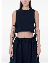 Cecilie Bahnsen - Cbfeeba Scalloped-Hem Side-Tie Top - Lyst