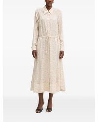 Trussardi - All-Over-Print Drawstring-Waist Dress - Lyst