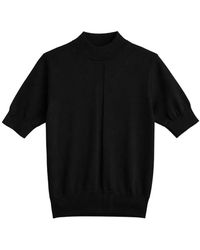 John Richmond - Short-Sleeve Knitted T-Shirt - Lyst