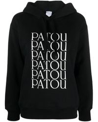 Patou - Logo-print Organic Cotton Hoodie - Lyst