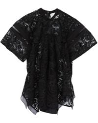 3.1 Phillip Lim - Lace-Panel Top - Lyst