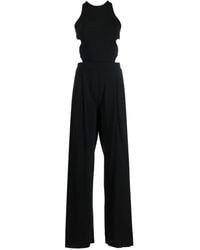Amazuìn - Cut-Out Tie-Fastening Jumpsuit - Lyst