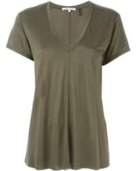 Helmut Lang - V-Neck T-Shirt - Lyst