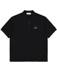 Stone Island - Logo-Embroidered Pique Polo Shirt - Lyst