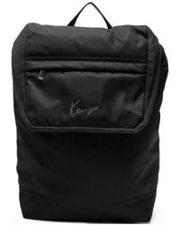 KENZO - Logo-Embroidered Flap-Top Backpack - Lyst