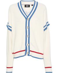Gcds - Cardigan Mit Logo-Patch - Lyst