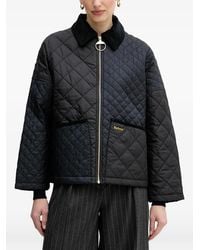 Barbour - Danby Quilted Corduroy Collar Jacket - Lyst