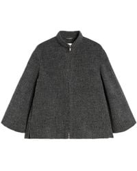 Jil Sander - Stand-Up Collar Fleece Jacket - Lyst