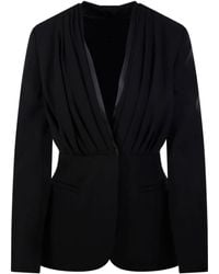 Max Mara - Draped Blazer - Lyst