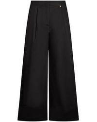 Liu Jo - Flared Pleated Trousers - Lyst