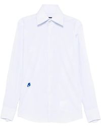 KARL LAGERFELD - Logo-Embroidered Shirt - Lyst
