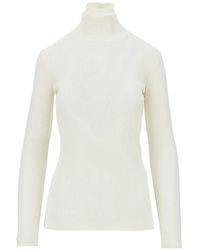 Max Mara - Pull Côtelé À Col Roulé - Lyst