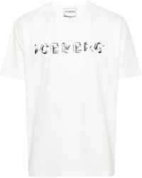 Iceberg - Logo-print Cotton T-shirt - Lyst