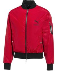 PUMA - Kooples Zip-Up Bomber Jacket - Lyst