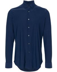Corneliani - Classic-collar Buttoned Shirt - Lyst