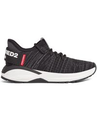 DSquared² - Logo-Strap Low-Top Sneakers - Lyst