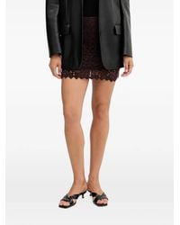 Sisley - Crochet Scalloped-Edge Mini Skirt - Lyst