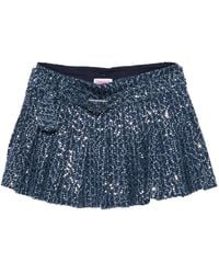 Charles Jeffrey - Faltenrock Mit Pailletten - Lyst