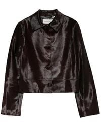 Nour Hammour - Hadley Lamb-Hair Jacket - Lyst