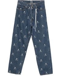 Mastermind Japan - Logo-Embroidered Jeans - Lyst
