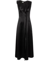Philosophy Di Lorenzo Serafini - Satin Midi Dress - Lyst