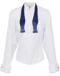 Elisabetta Franchi - Camicia A Righe - Lyst