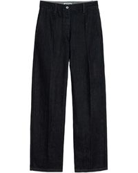Jil Sander - Button-Fly Flared Jeans - Lyst