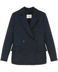 Yves Salomon - Double-Breasted Blazer - Lyst