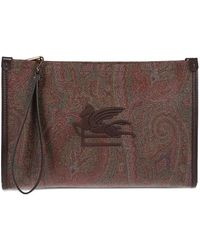 Etro - Clutch mit Paisleymuster - Lyst